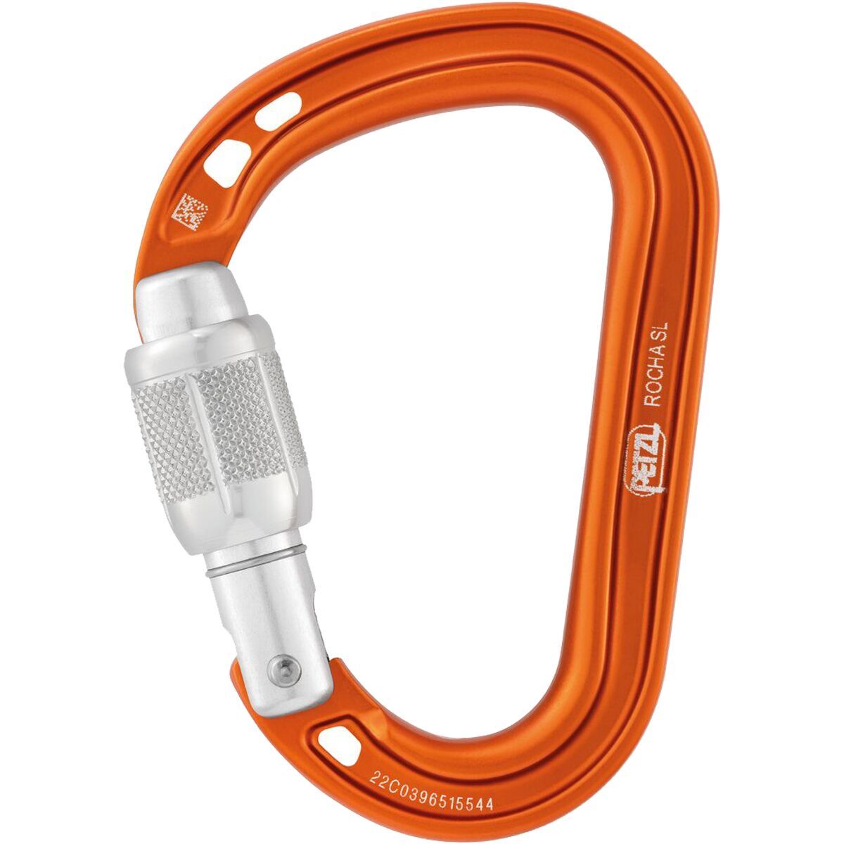 Image of Petzl Rocha Screw Lock Carabiner Orange, One Size