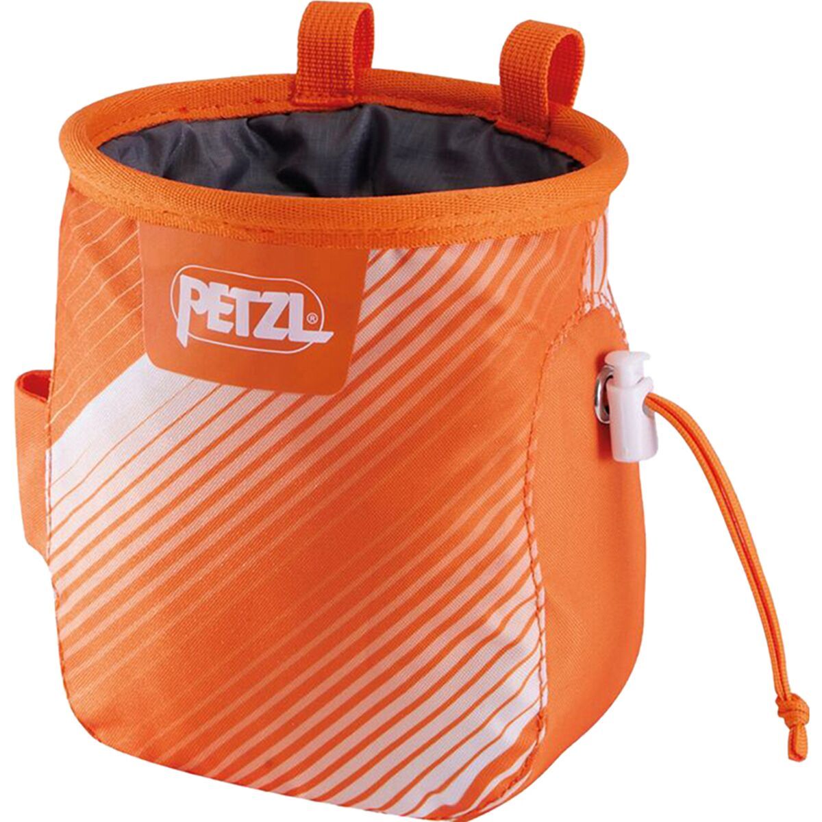 Petzl Saka Chalk Bag Orange/White, One Size