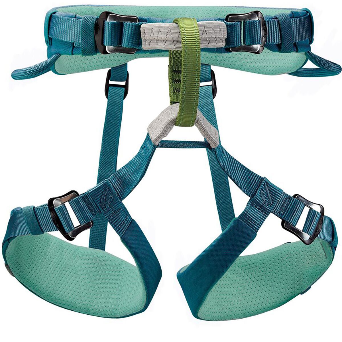 Image of Petzl Macchu Harness - Kids' Jade Green, One Color