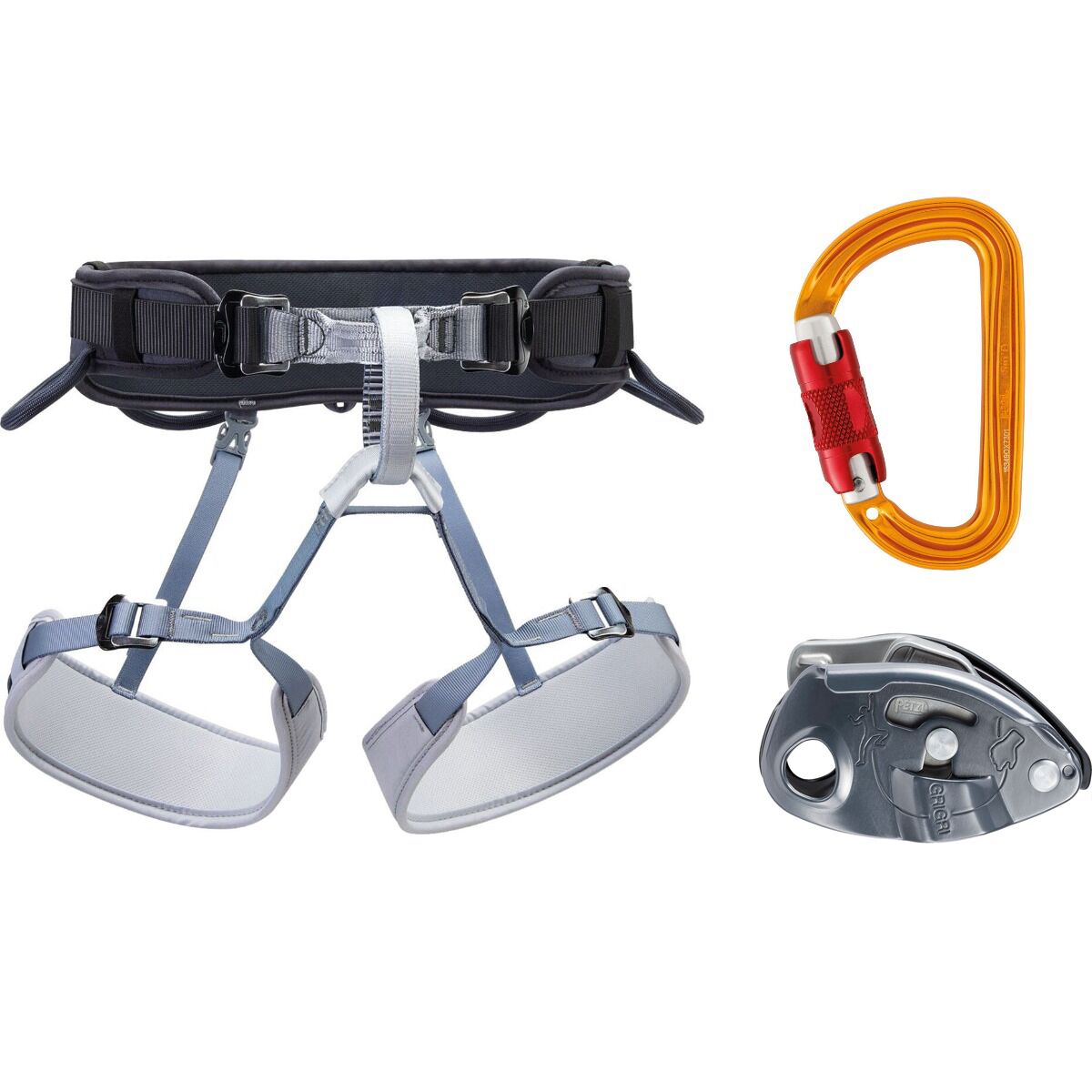 Image of Petzl Corax Harness Package Dark Gray, Gray, One Color, 1, One Size, One Size