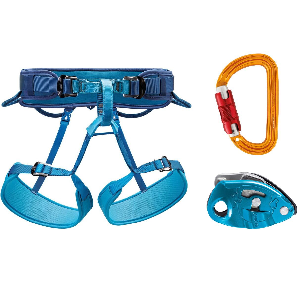 Image of Petzl Corax Harness Package Navy Blue, Blue, One Color, 1, One Size, One Size