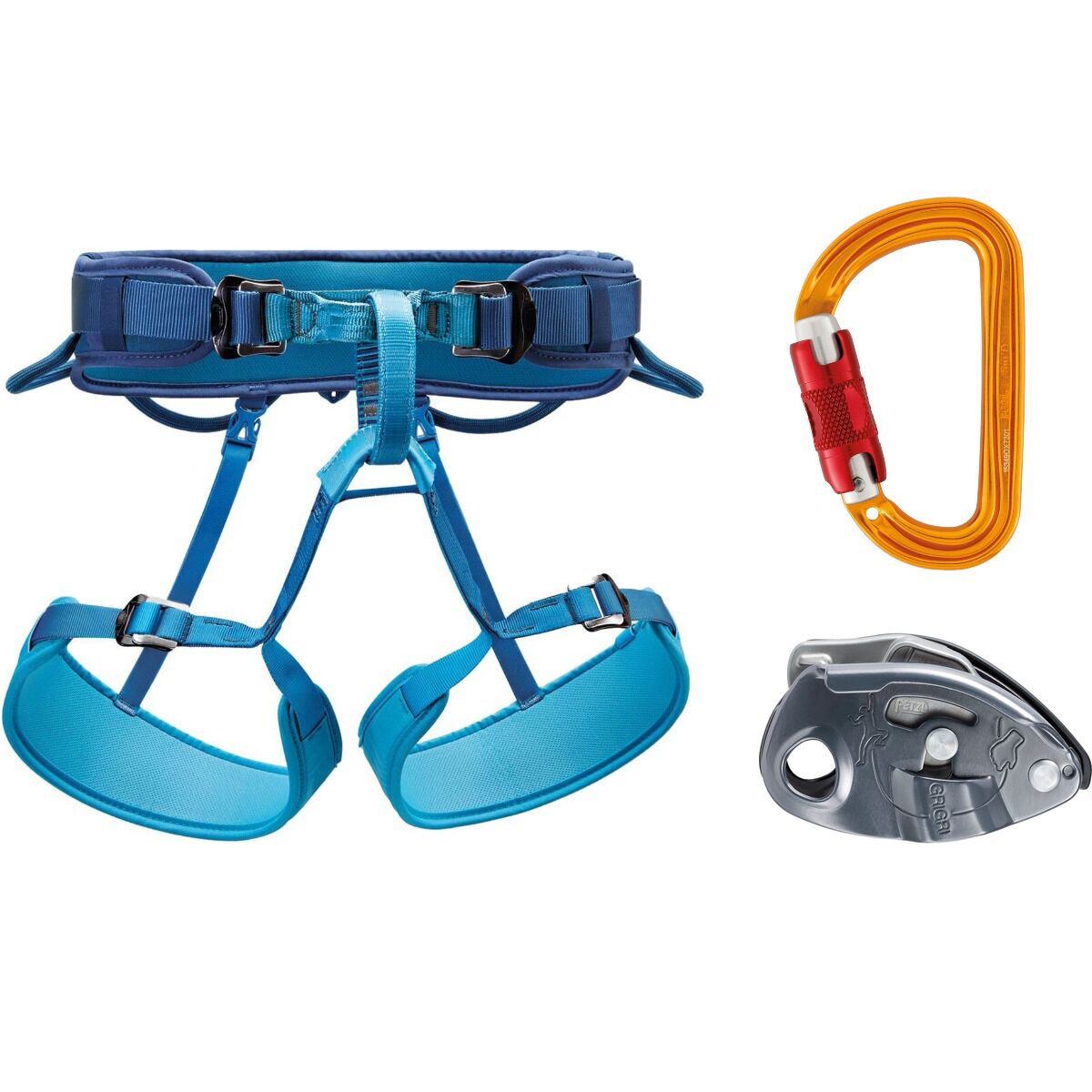 Image of Petzl Corax Harness Package Navy Blue, Gray, One Color, 1, One Size, One Size