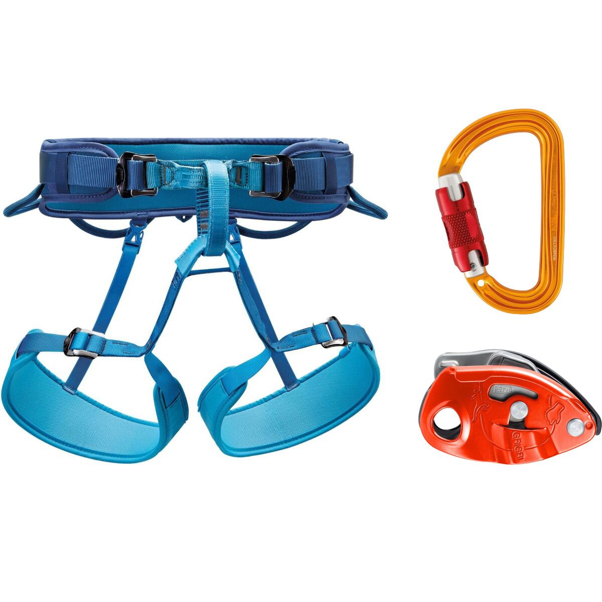 Image of Petzl Corax Harness Package Navy Blue, Red, One Color, 2, One Size, One Size