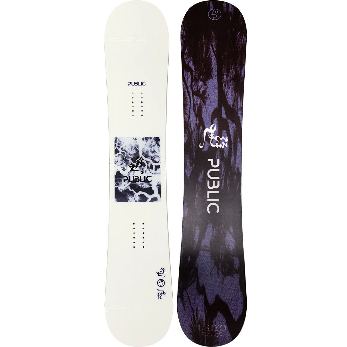PUBLIC Snowboards Ukiyo x General Public Snowboard - 2026 One Color, 153cm