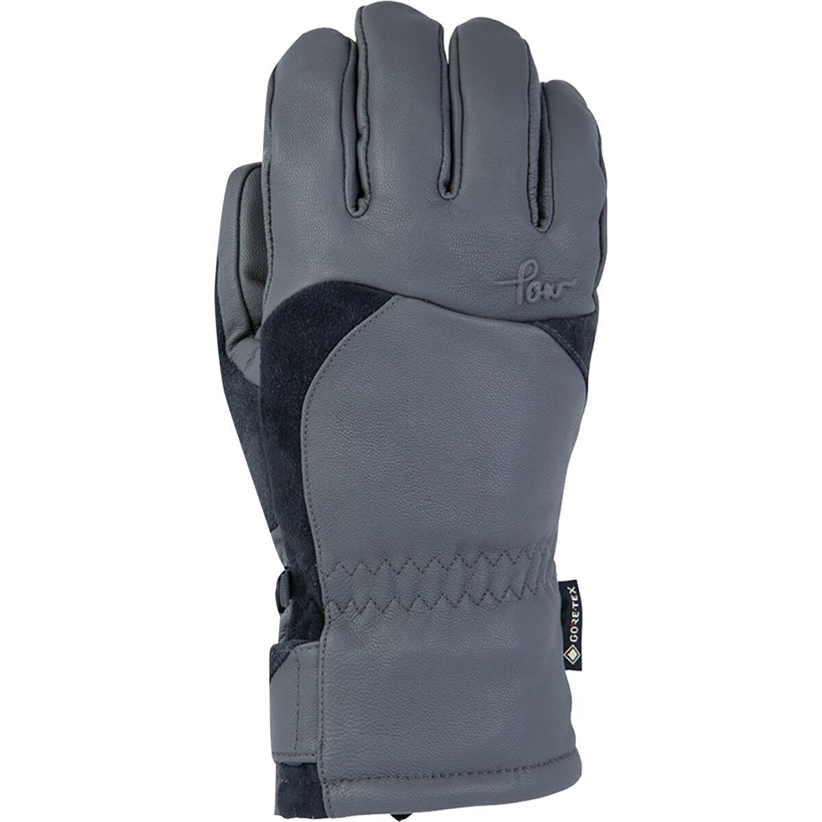 Image of Pow Gloves Stealth GTX Glove Plus WARM - Women's Gunmetal Grey, XS