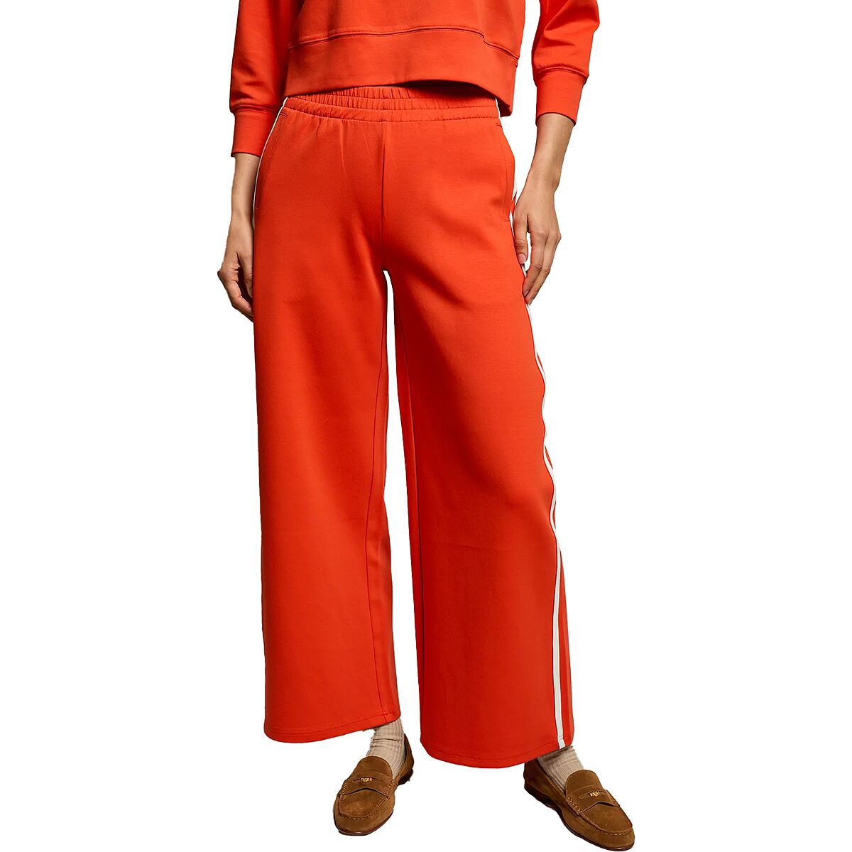 Image of perfectwhitetee Mikos Wide Leg Travel Pant - Women's Tomato, XS
