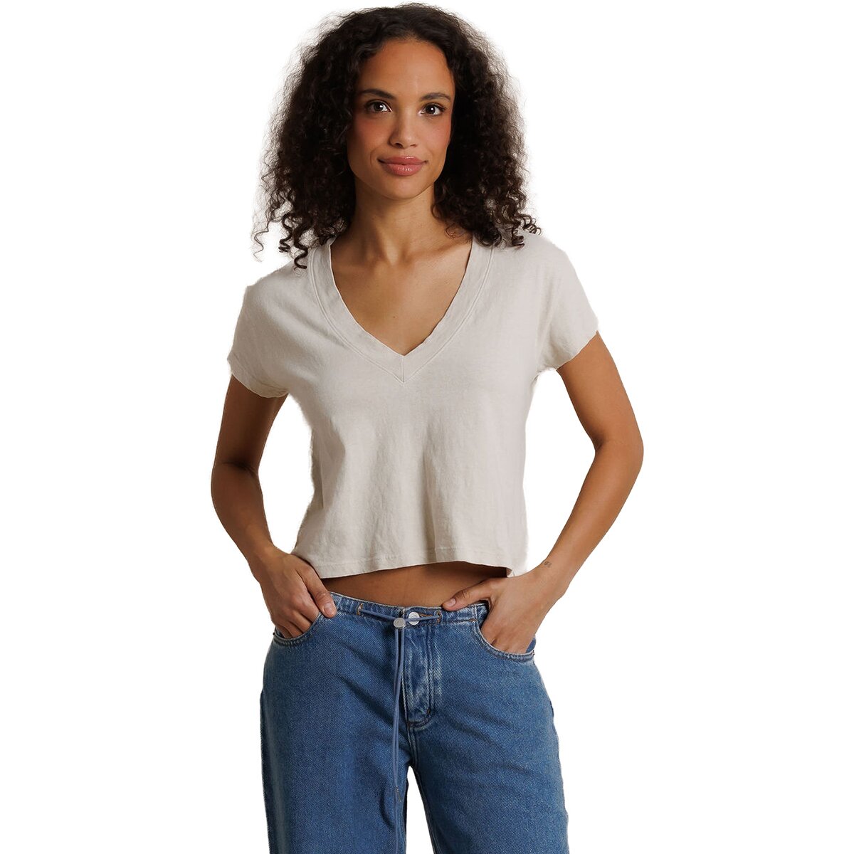 Image of perfectwhitetee Alanis Shirt - Women's Whitecap Grey, M