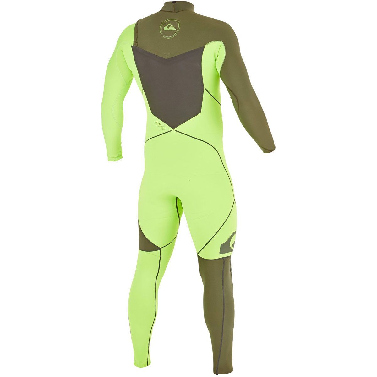 Quiksilver グリーンジャケット Mサイズ 10K防水 Quiksilver AG47 3/2 Performance Chest Zip Wetsuit - Men's