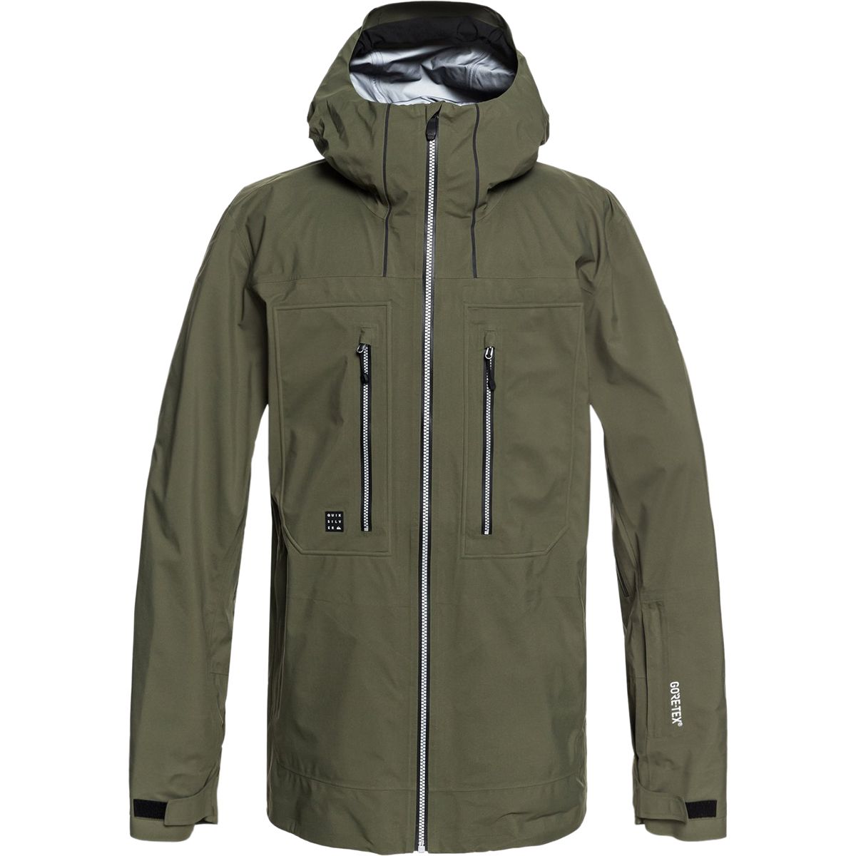 Quiksilver Mamatus 3L Gore Tex Hooded Jacket Men s Clothing