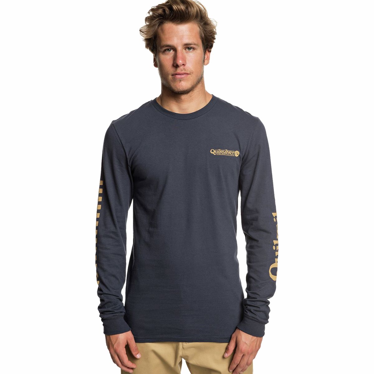 Quiksilver Check It Long-Sleeve T-Shirt - Men's | eBay