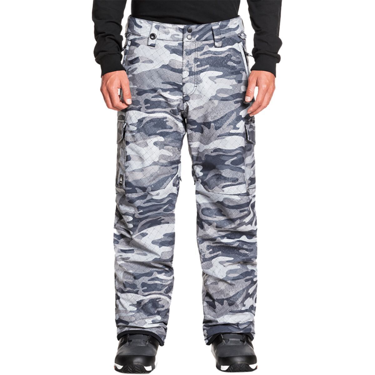 Quiksilver Porter Insulated Pant - Men's True Black Gps Point, M