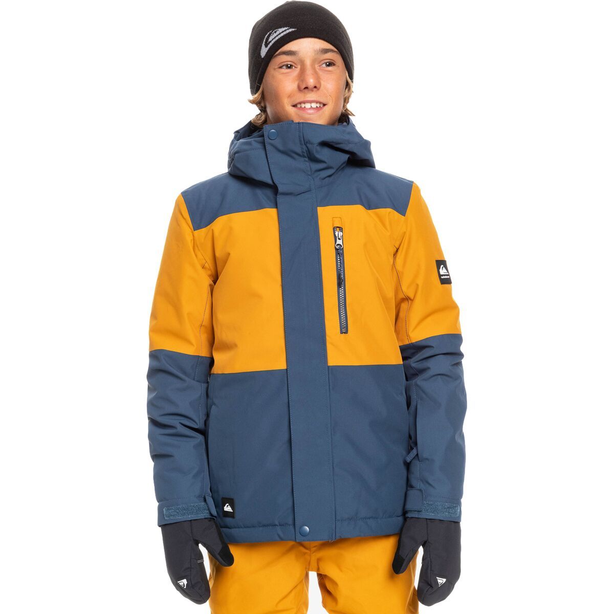 Quiksilver Mission Block Jacket - Kids' Insignia Blue, L(14)