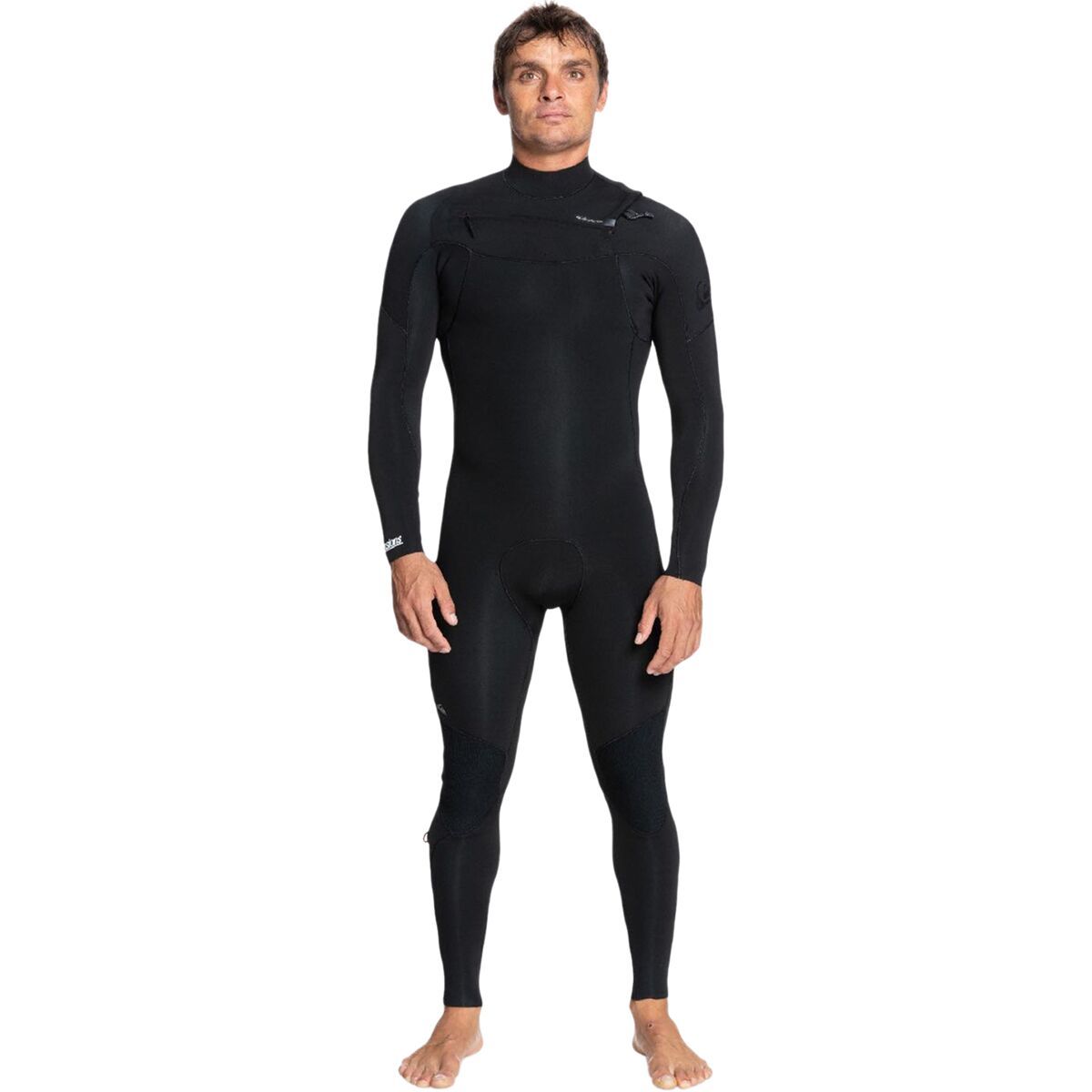 Quiksilver 4/3 Everyday Sessions Chest-Zip Wetsuit - Men's Black, XXL