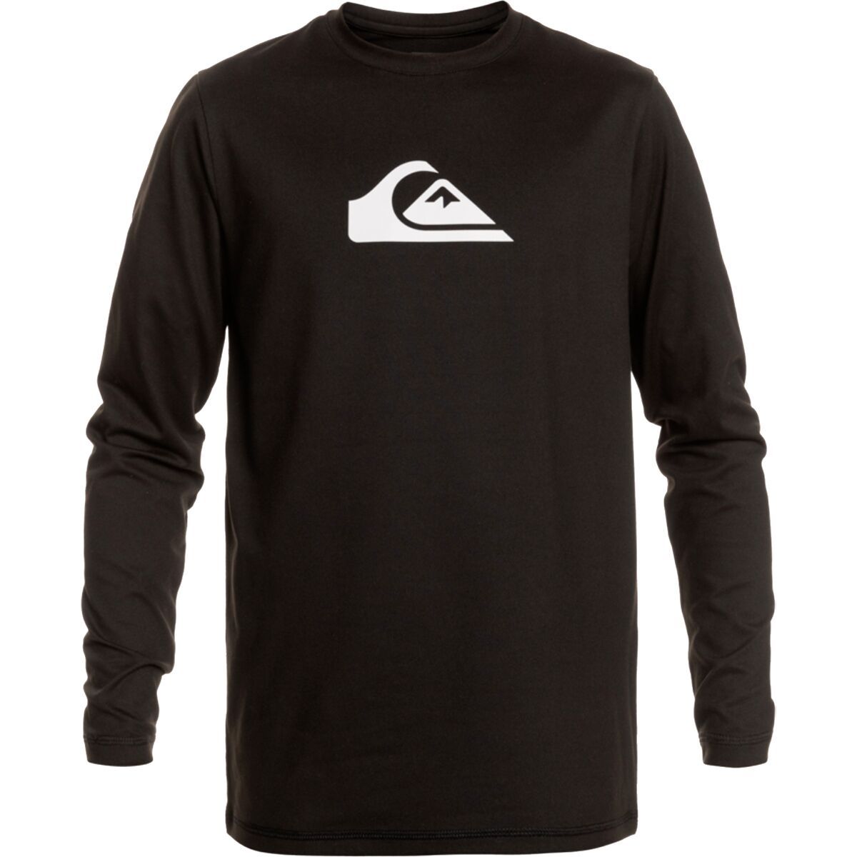 Quiksilver Solid Streak Long-Sleeve Rashguard - Men's Black, XS