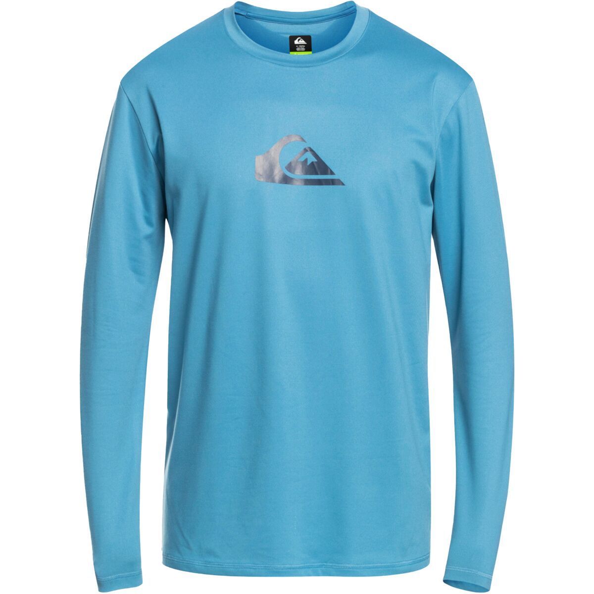 Quiksilver Solid Streak Long-Sleeve Rashguard - Men's Vallarta Blue, L