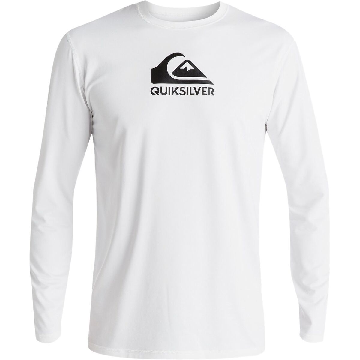 Quiksilver Solid Streak Long-Sleeve Rashguard - Men's White, 3XL