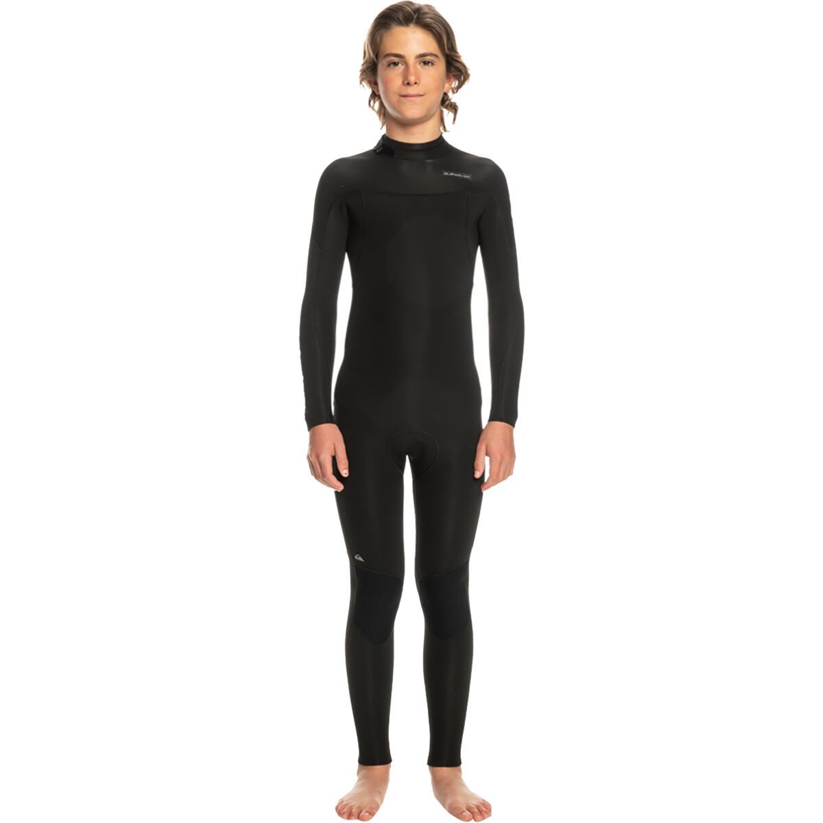 Quiksilver 3/2 Everyday Sessions Back-Zip Wetsuit - Boys' Black, 14