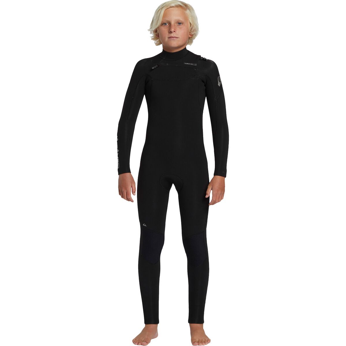 Quiksilver 4/3 Prologue Back Zip GBS Wetsuit - Kids' Black, 6