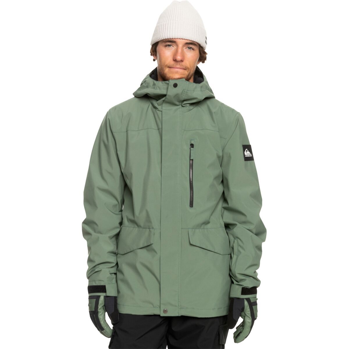 Quiksilver Mission 3-In-1 Jacket - Men's Laurel Wreath, L