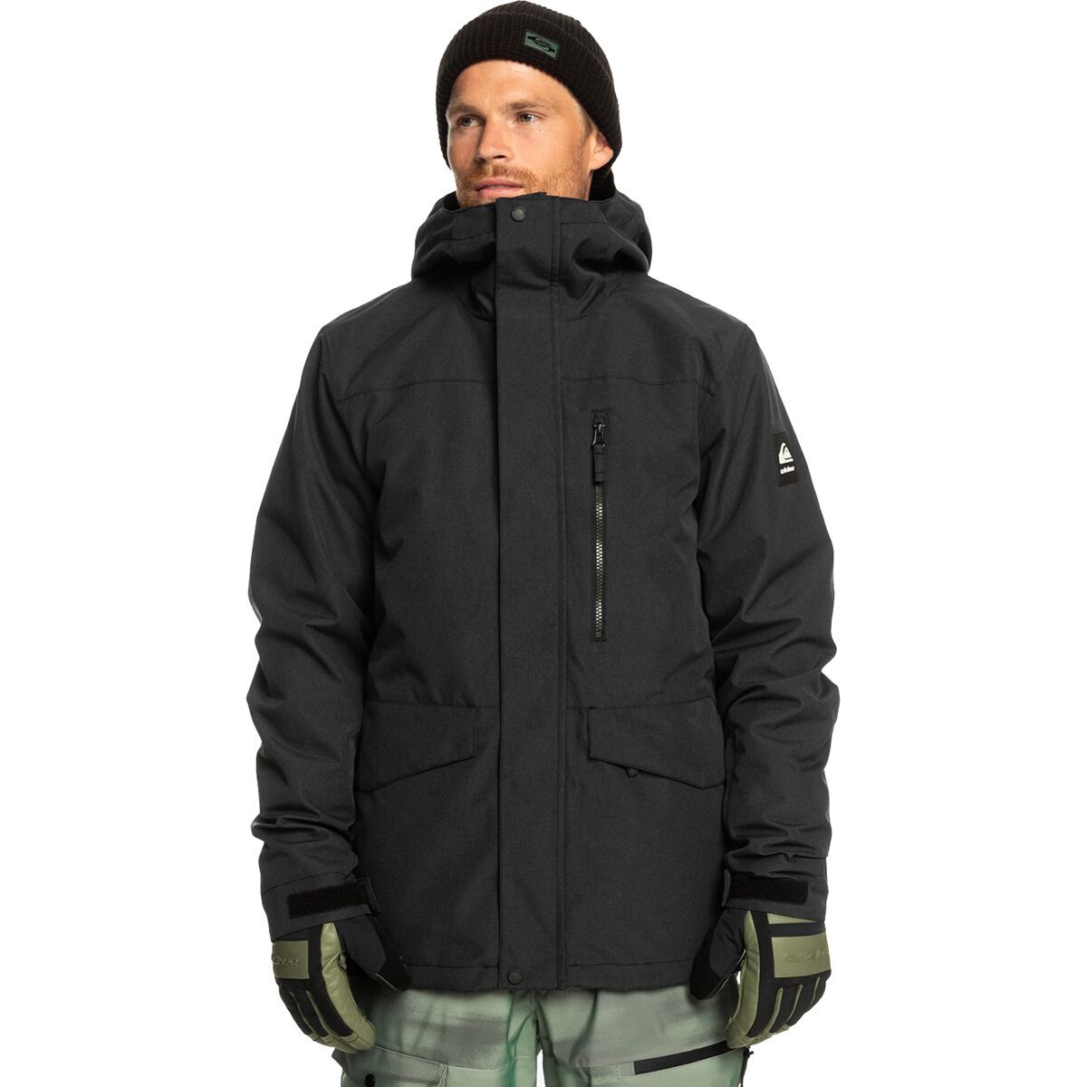 Quiksilver Mission 3-In-1 Jacket - Men's True Black, XS