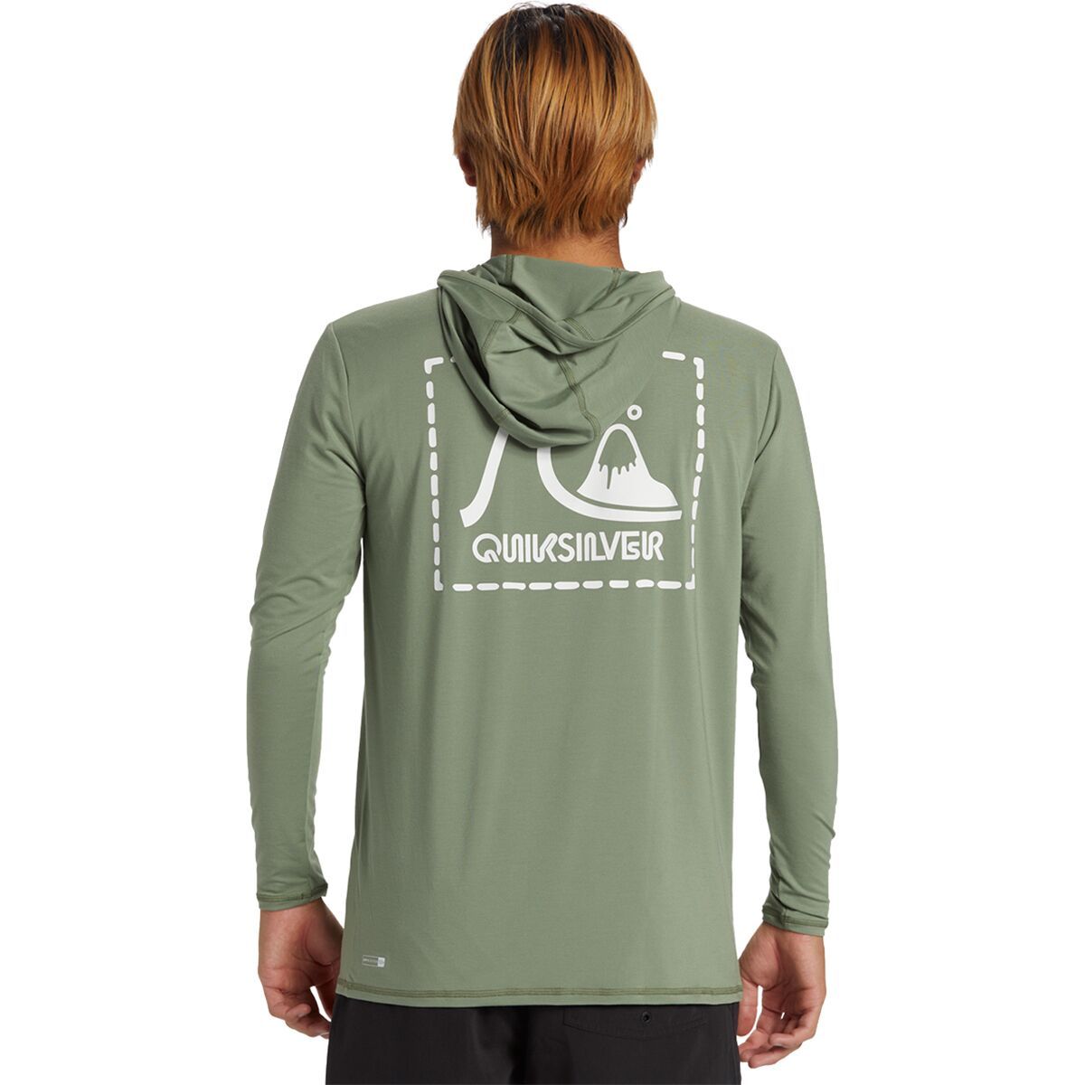 Quiksilver DNA Hooded Surf T-Shirt - Men's Sea Spray, L