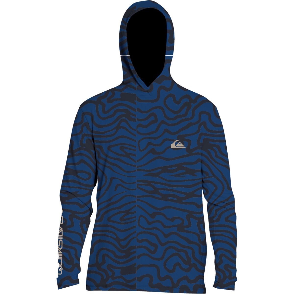 Quiksilver Everyday Hooded Surf T-Shirt - Men's Monaco Blue, XL