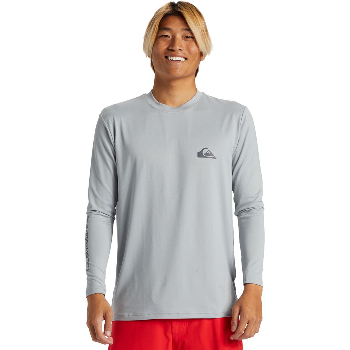 Quiksilver Everyday Surf Long-Sleeve T-Shirt - Men's Quarry, XXL