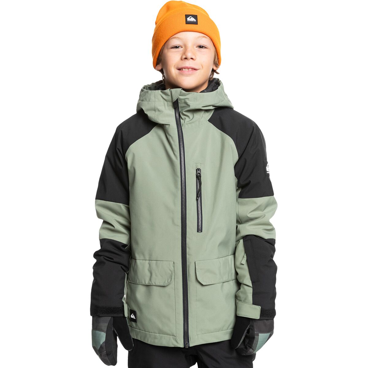 Image of Quiksilver Quest Jacket - Boys' Sea Spray, M