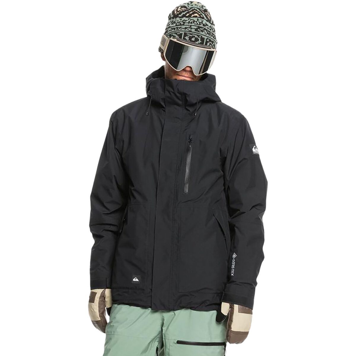 Quiksilver MISSION GORE-TEX ブラック メンズM Quiksilver Mission GORE-TEX Jacket - Men's - Clothing