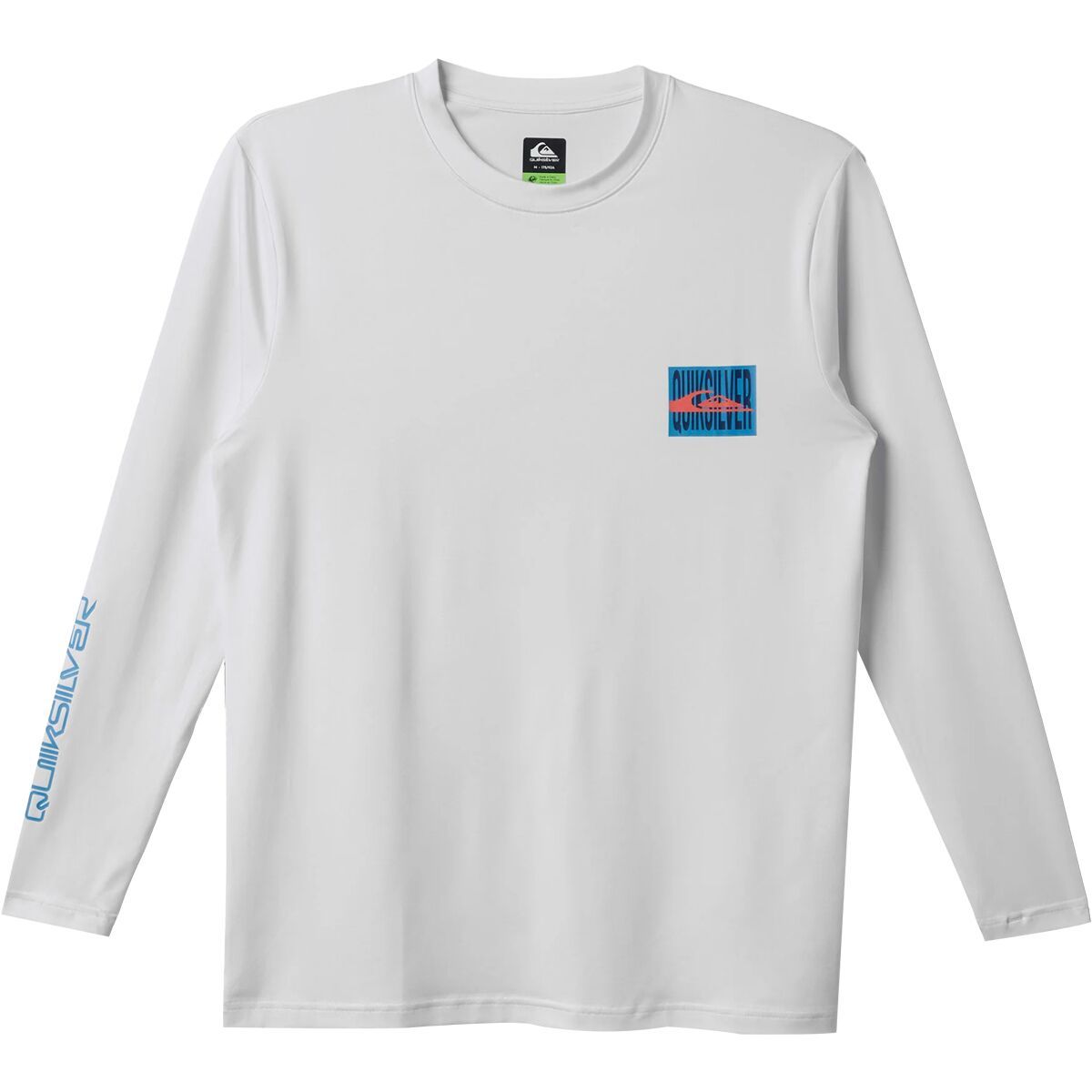 Image of Quiksilver Everyday Surf Long-Sleeve T-Shirt - Men's Bright White, L
