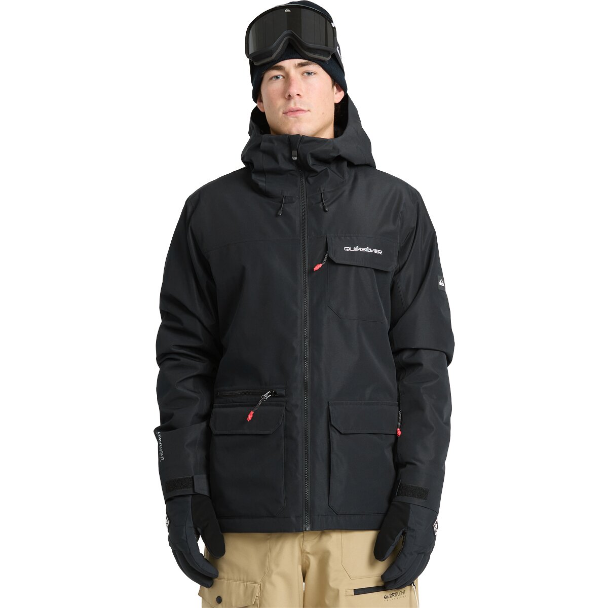 Image of Quiksilver Mission Solid Jacket - Men's Black 2, XL