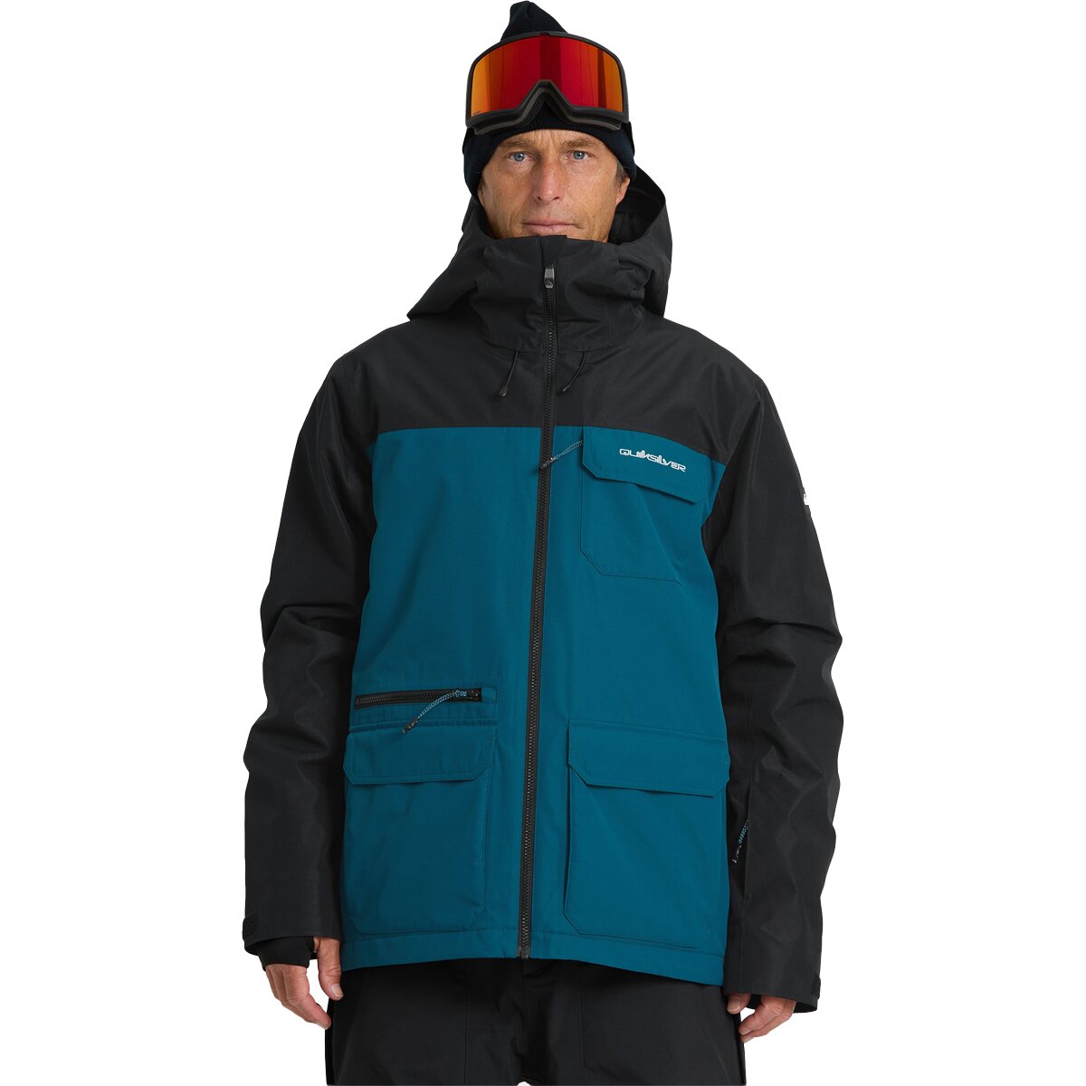 Image of Quiksilver Mission Solid Jacket - Men's Blue Coral, L