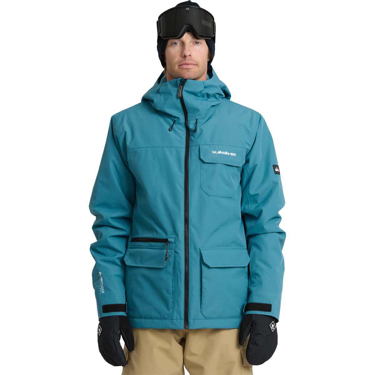 Image of Quiksilver Mission Solid Jacket - Men's Storm Blue, XXL