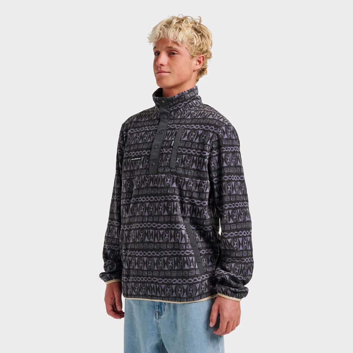 古着　Quicksilver Quiksilver No Destination Half Snap Fleece Pullover - Men's - Clothing