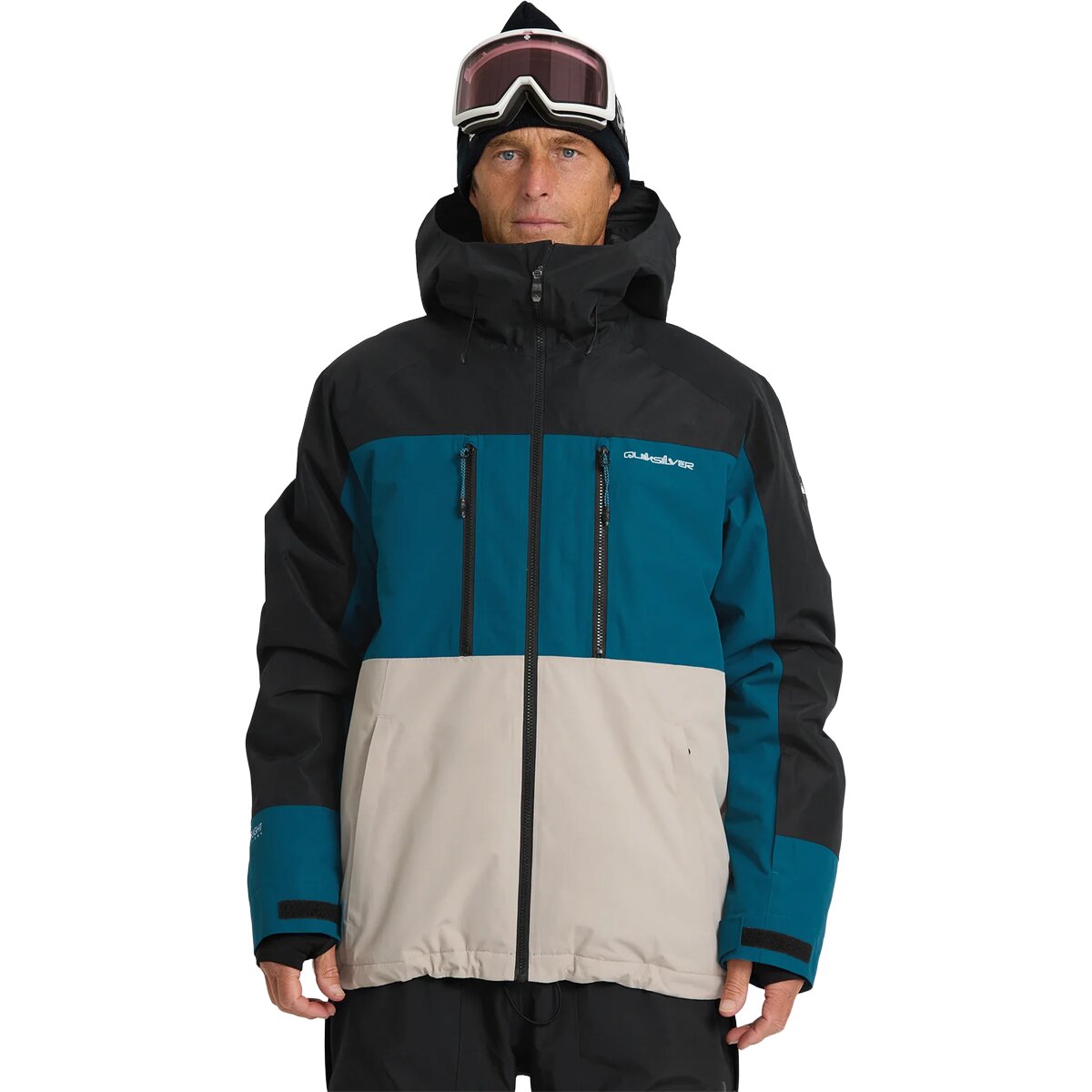 Quiksilver Sycamore Block 20K Jacket - Men's Blue Coral, S