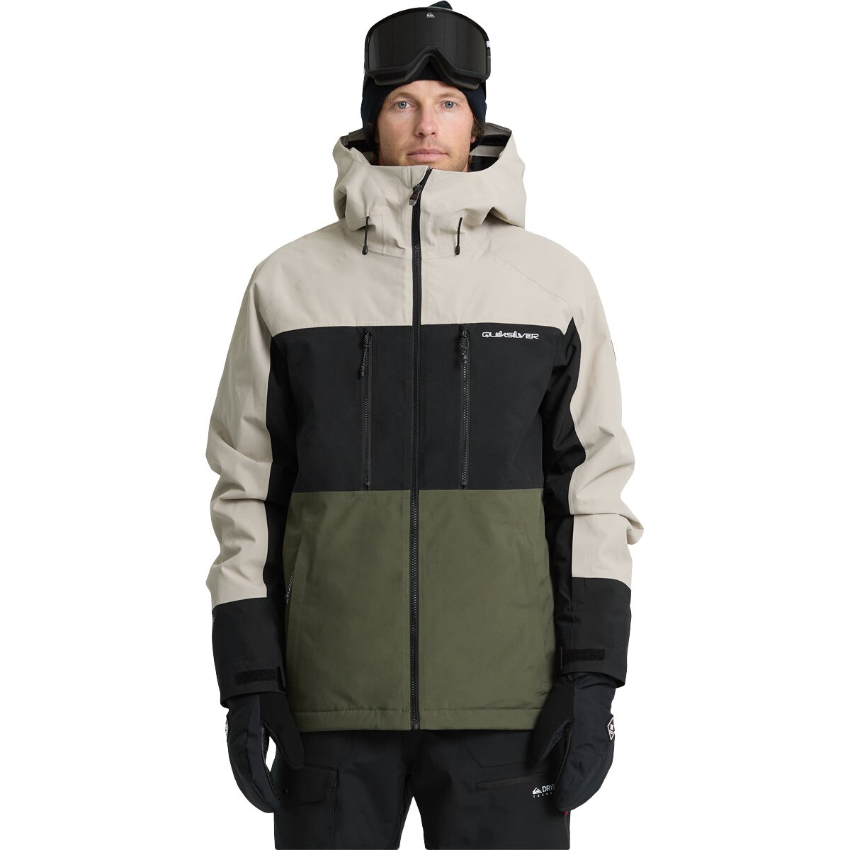 Image of Quiksilver Sycamore Block 20K Jacket - Men's Grape Leaf, S