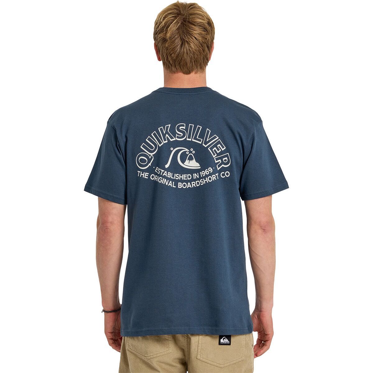 Image of Quiksilver Bubble Arch MT0 Shirt - Men's Dark Denim, L