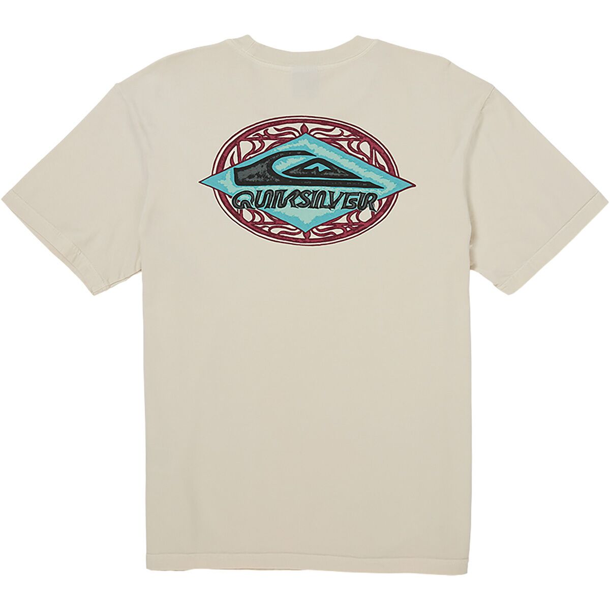 Image of Quiksilver Foil Stamp PMT Shirt - Men's Silver Birch, M