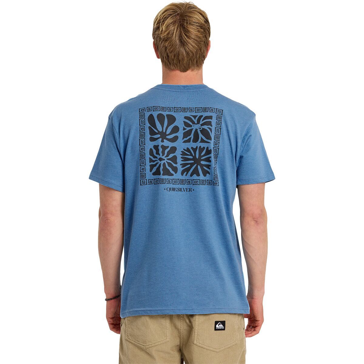 Image of Quiksilver Free Flow MT0 Shirt - Men's Riviera Heather, M