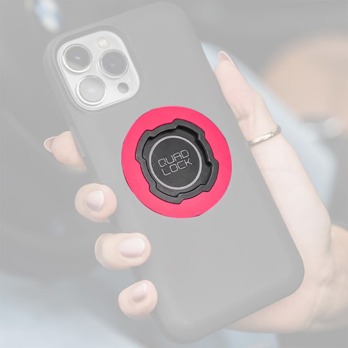 Image of Quad Lock MAG Ring Pink, One Size