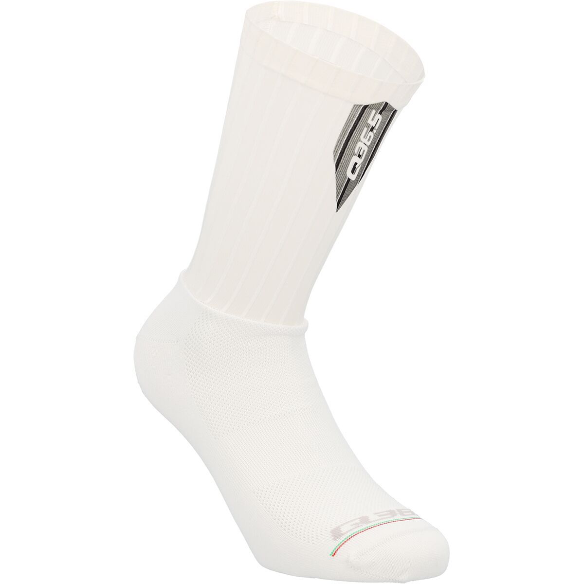 Image of Q36.5 Dottore Aero 19 Sock White, 36-39