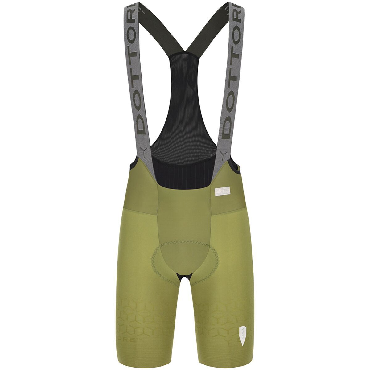 Image of Q36.5 Dottore Pro Bib Short - Men's Drab Green, XL