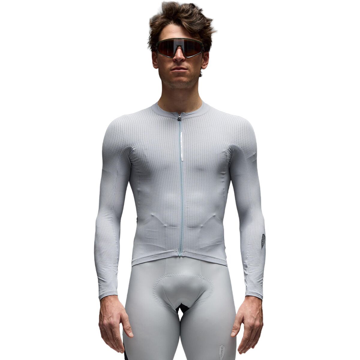 Image of Q36.5 Dottore Pro Long-Sleeve Jersey - Men's Ice Grey, L