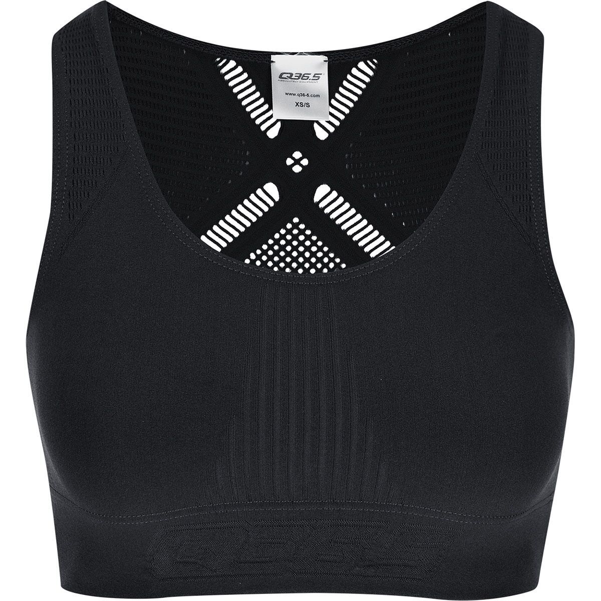 Image of Q36.5 Seamless Bra - Women's Black, M/L