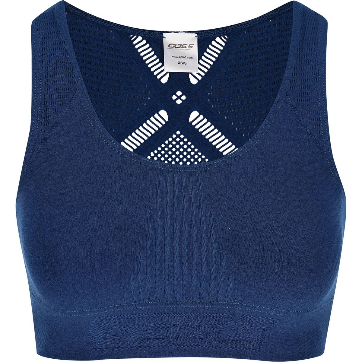 Image of Q36.5 Seamless Bra - Women's Navy Blue, M/L