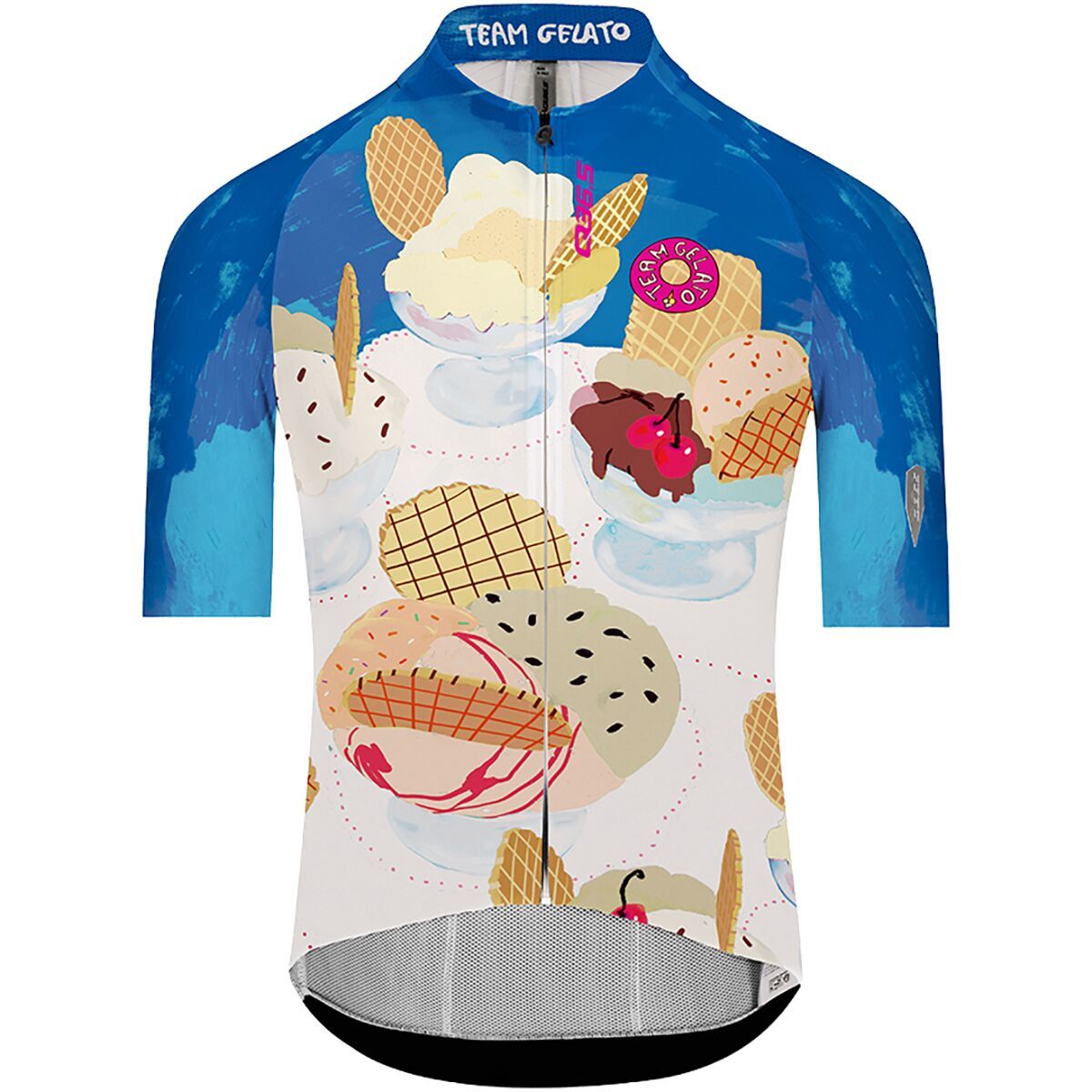 Image of Q36.5 Gregarius Pro Team Gelato Jersey - Men's White, XXL