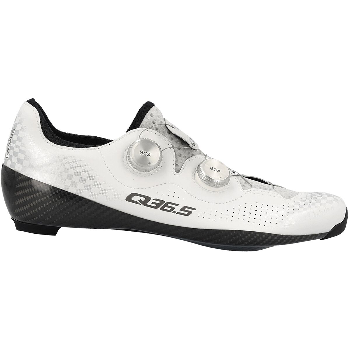 Q36.5 Q36.5 Unique Pro 4.0 Road Cycling Shoe Check White, 43.0