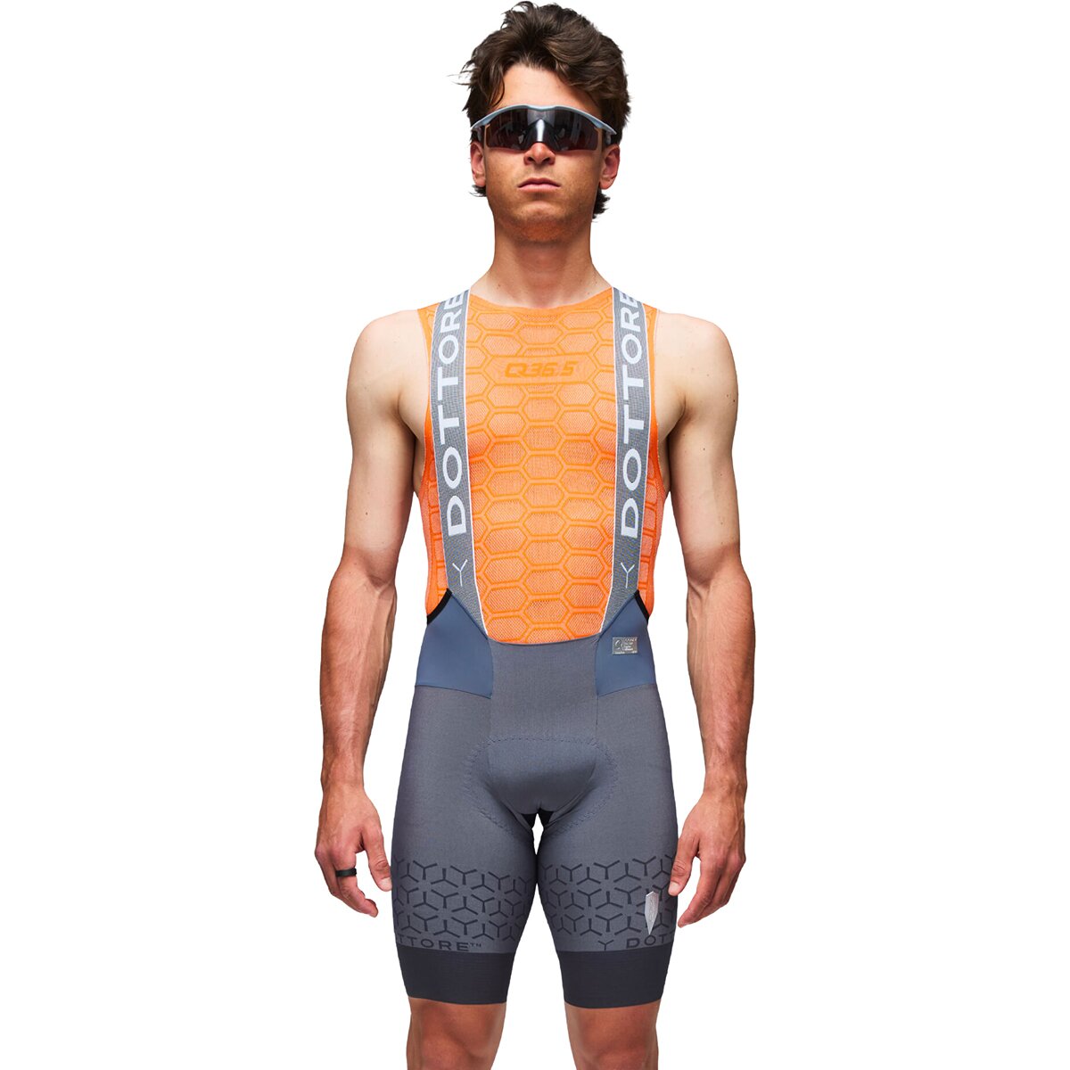 Q36.5 Q36.5 Dottore PRO Cycling Team LE Bib Short - Men's Tarmac, XL