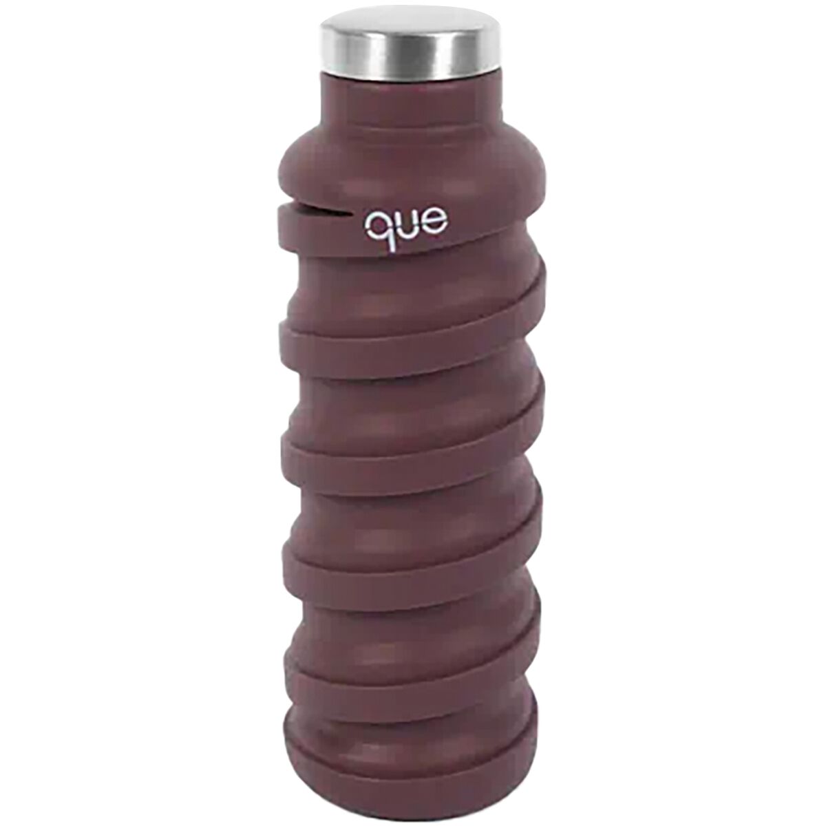 Image of Que Collapsible Water Bottle Frozen Plum, 20oz