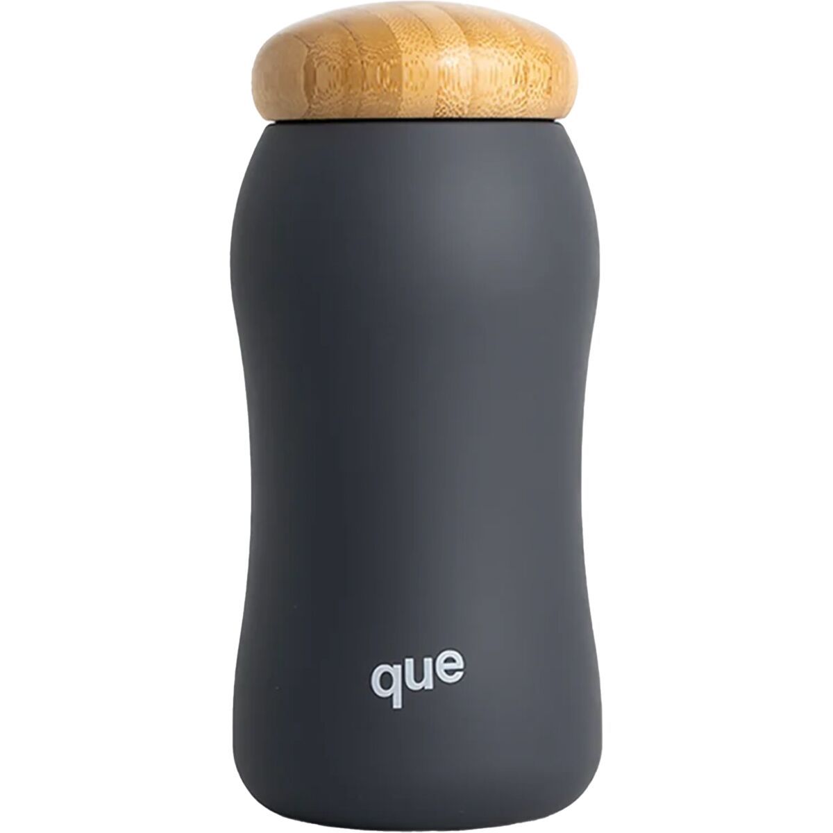 Image of Que Insulated Bottle Metallic Charcoal, 12oz